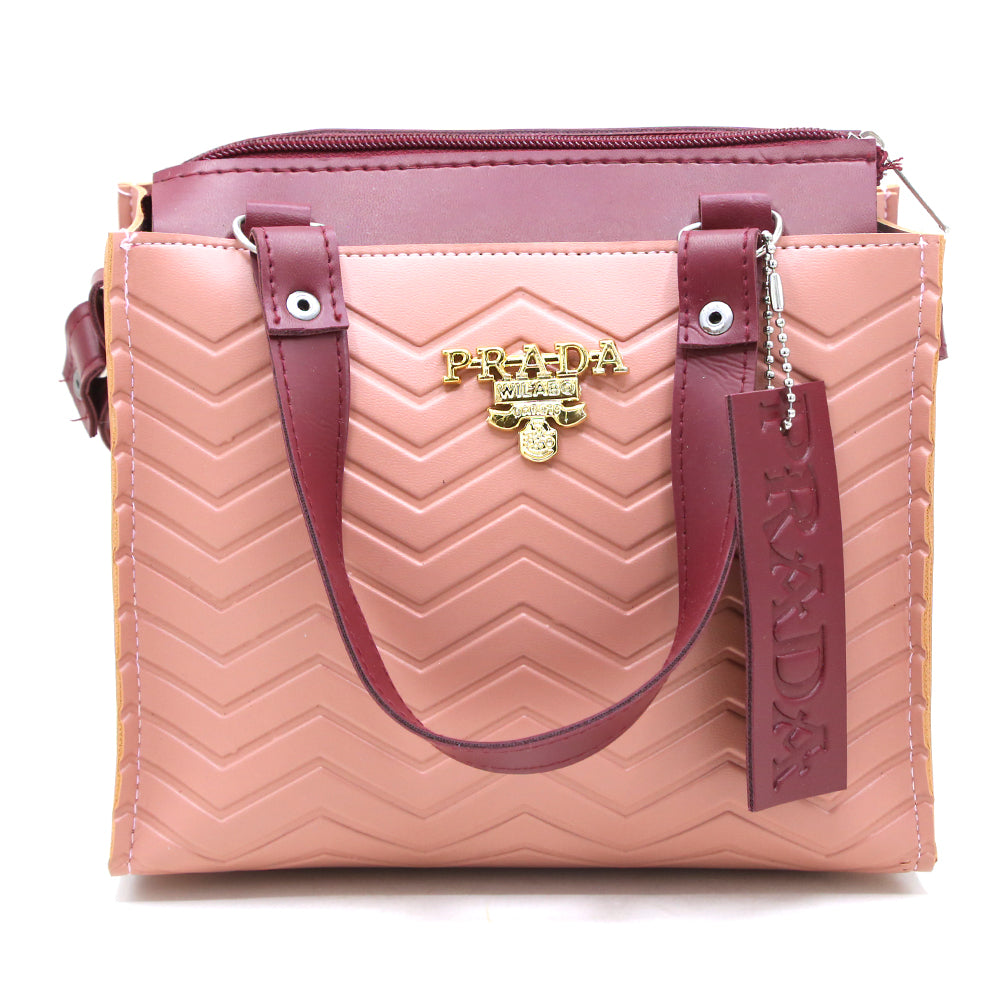 Women's Shoulder Bag - Tea Pink, Women Bags, Chase Value, Chase Value