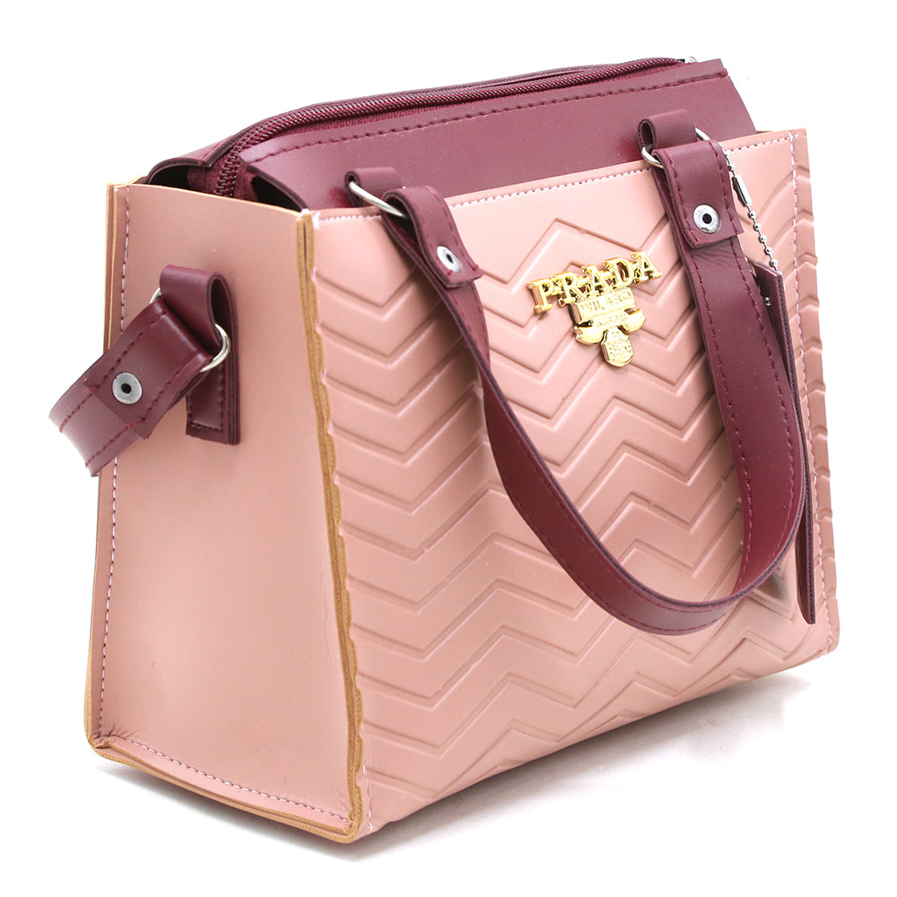 Women's Shoulder Bag - Tea Pink, Women Bags, Chase Value, Chase Value