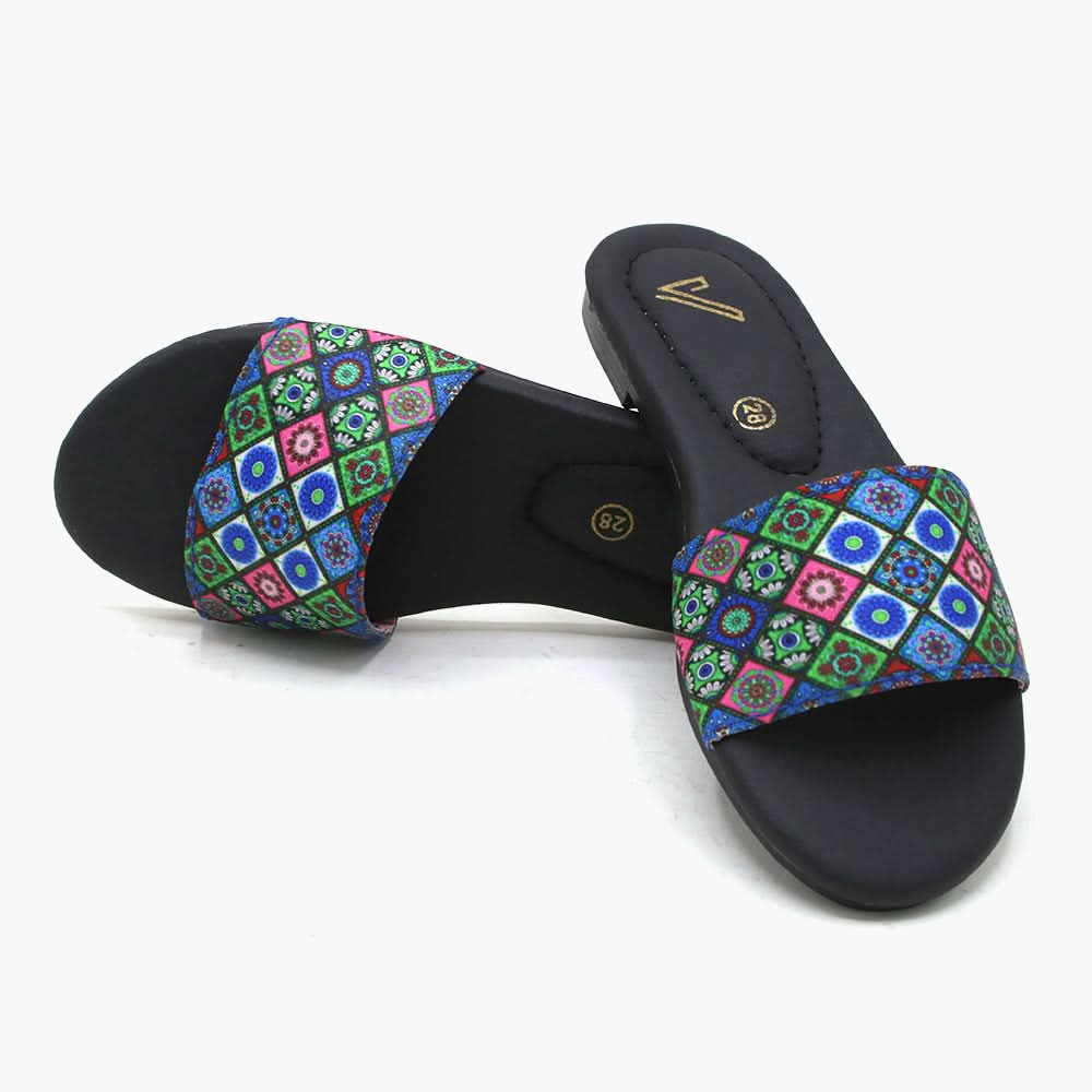 Girls Slipper - Blue, Girls Slippers, Chase Value, Chase Value