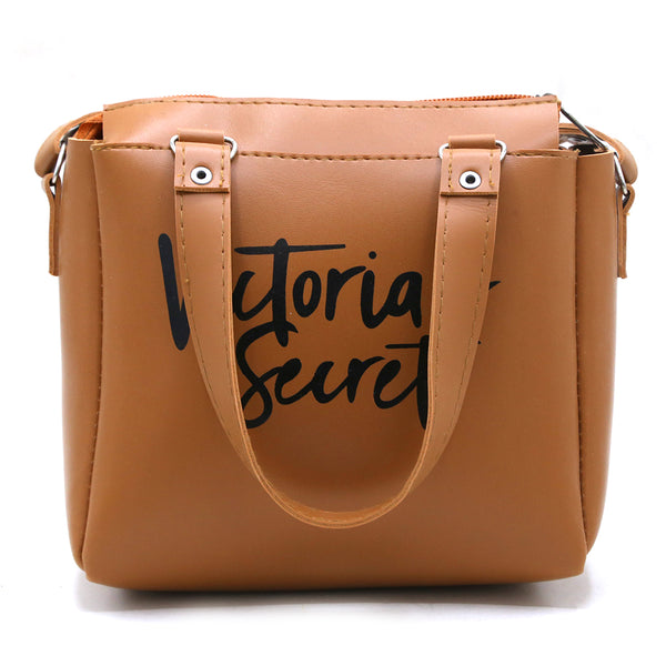 Women's Shoulder Bag - Light Brown