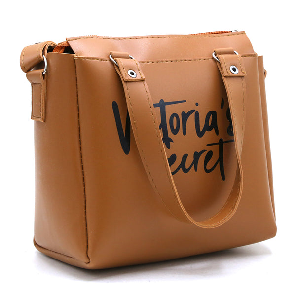 Women's Shoulder Bag - Light Brown