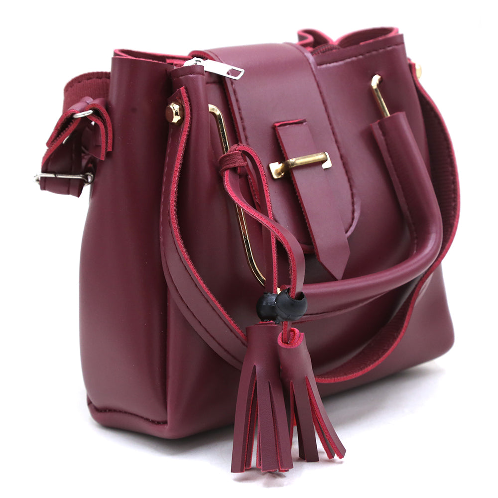 Women's Shoulder Bag - Maroon, Women Bags, Chase Value, Chase Value