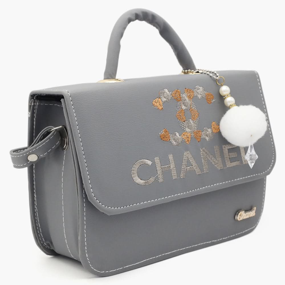 Women's Shoulder Bag - Grey, Women Bags, Chase Value, Chase Value