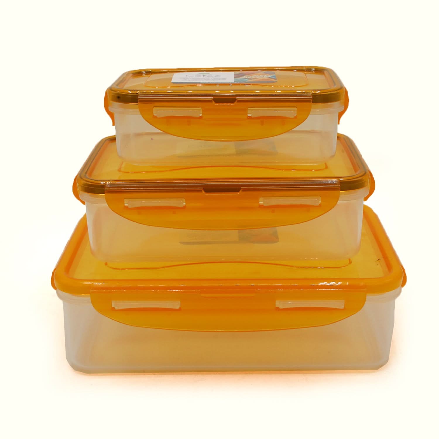 Cafee Food Keeper 3 Pcs Set, Storage Boxes, Chase Value, Chase Value