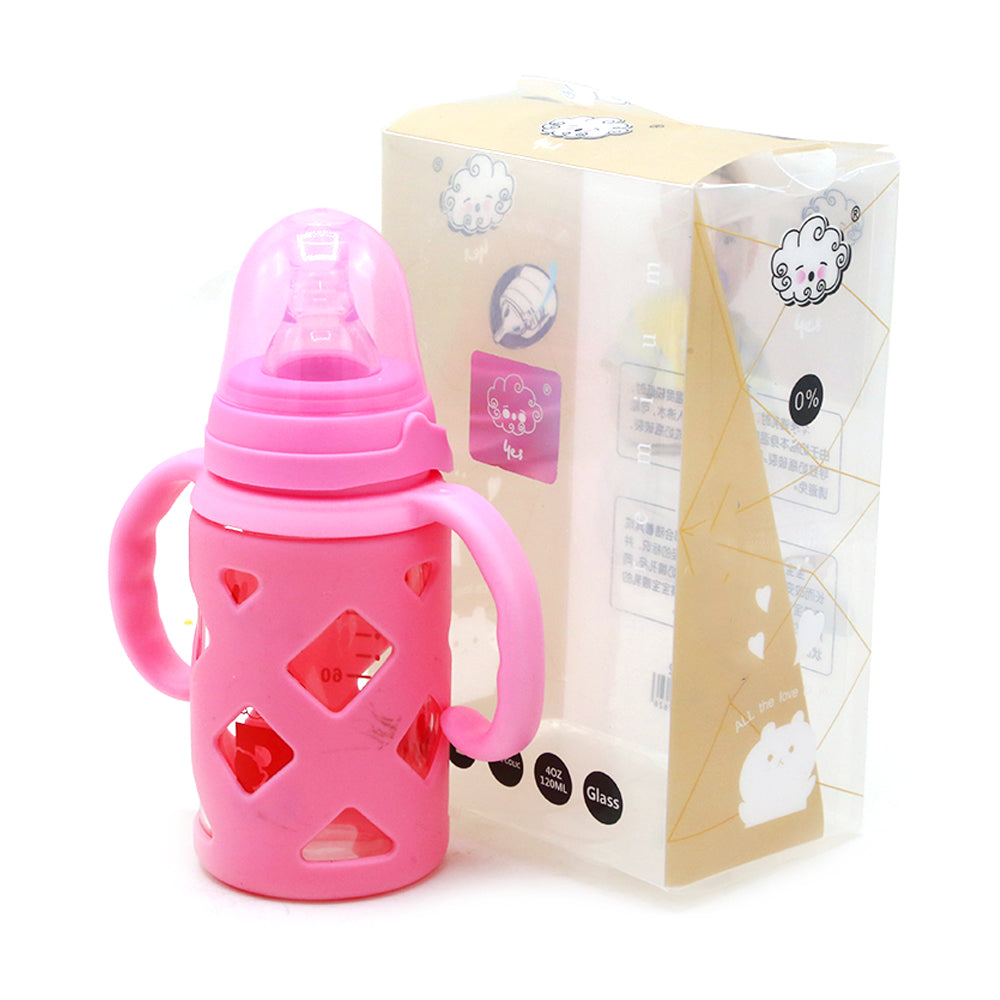 Feeder Bottle 120ml - Pink, Feeding Supplies, Chase Value, Chase Value
