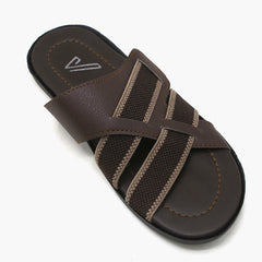 Men's Casual Slipper - Brown, Men's Slippers, Chase Value, Chase Value