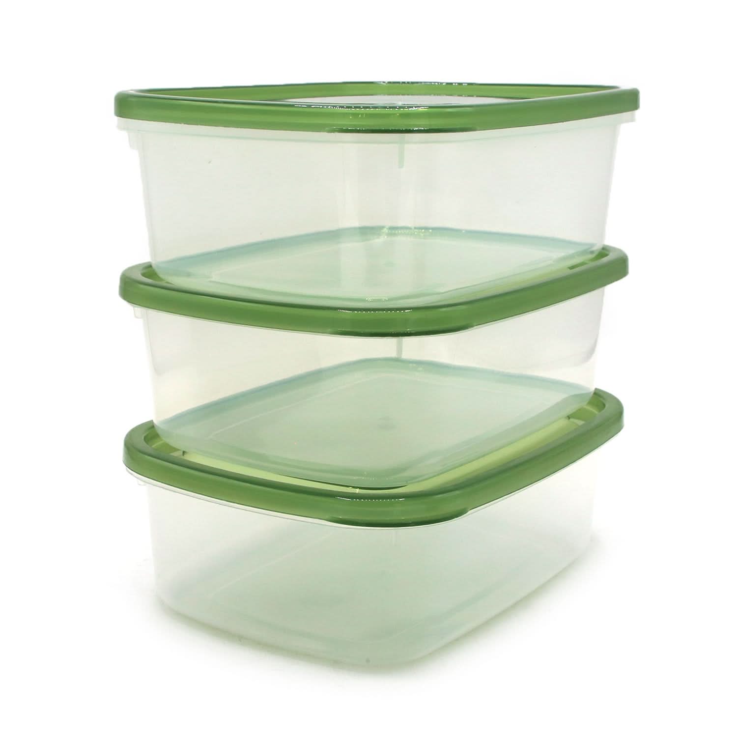 Crisper 3Pc Bowl Pack Meduim - Green, Storage Boxes, Chase Value, Chase Value