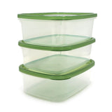 Crisper 3Pc Bowl Pack Meduim - Green, Storage Boxes, Chase Value, Chase Value