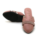 Girls Backless Pump - Peach, Girls Backless Pump, Chase Value, Chase Value