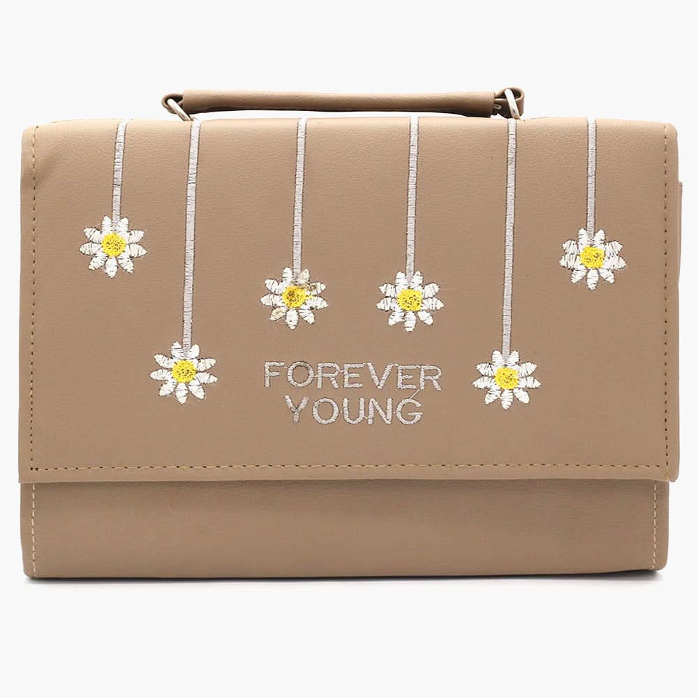 Women's Shoulder Bag - Beige, Women Bags, Chase Value, Chase Value
