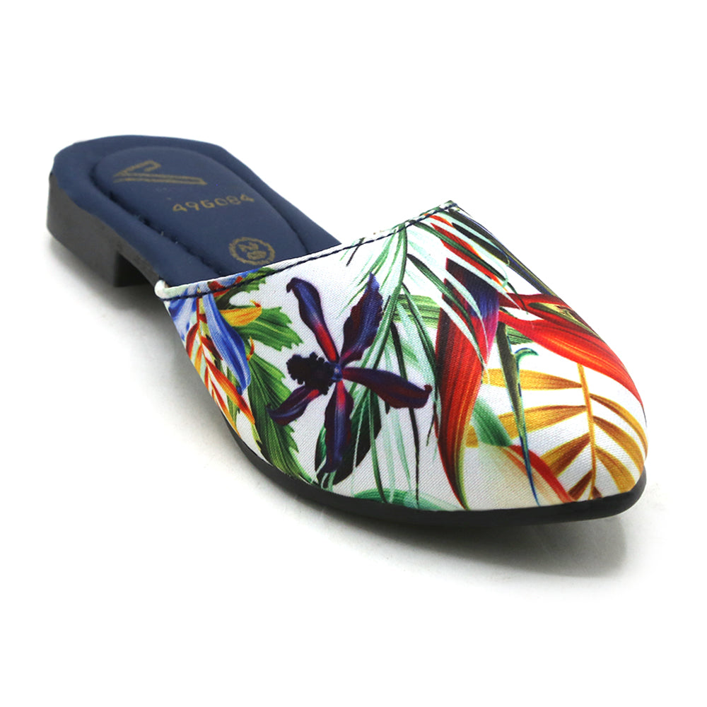 Girls Backless Pump - Blue, Girls Backless Pump, Chase Value, Chase Value