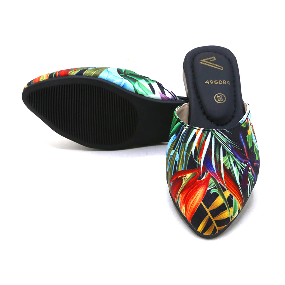 Girls Backless Pump - Black, Girls Backless Pump, Chase Value, Chase Value