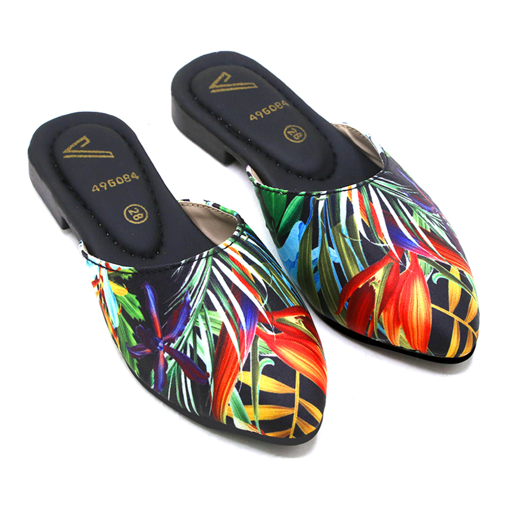 Girls Backless Pump - Black, Girls Backless Pump, Chase Value, Chase Value