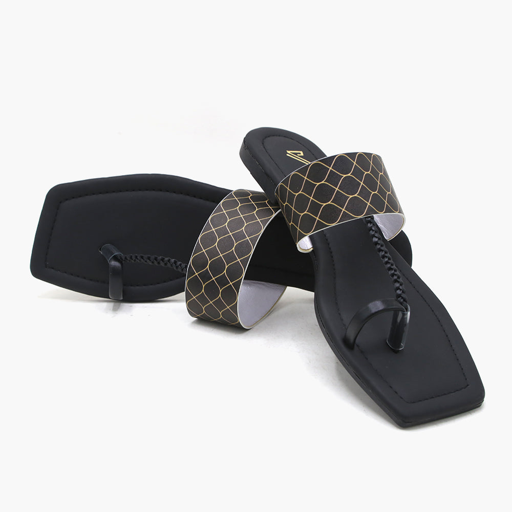 Women's Slipper - Black, Women Slippers, Chase Value, Chase Value