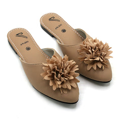 Women's Backless Pump - Fawn