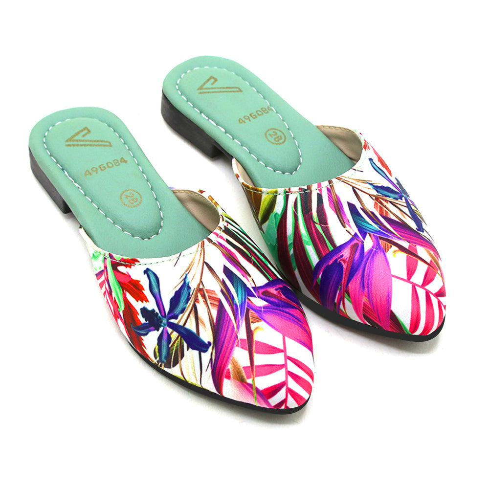 Girls Backless Pump - Green, Girls Backless Pump, Chase Value, Chase Value