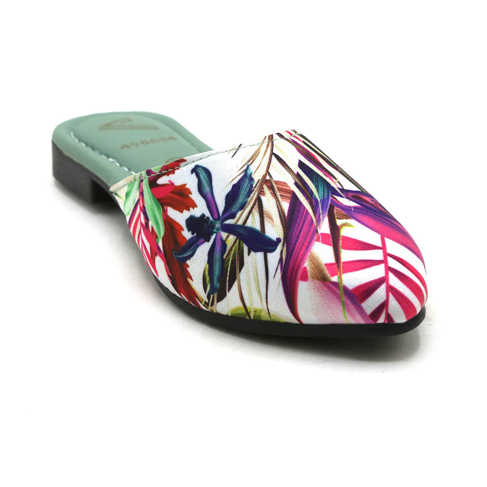 Girls Backless Pump - Green, Girls Backless Pump, Chase Value, Chase Value