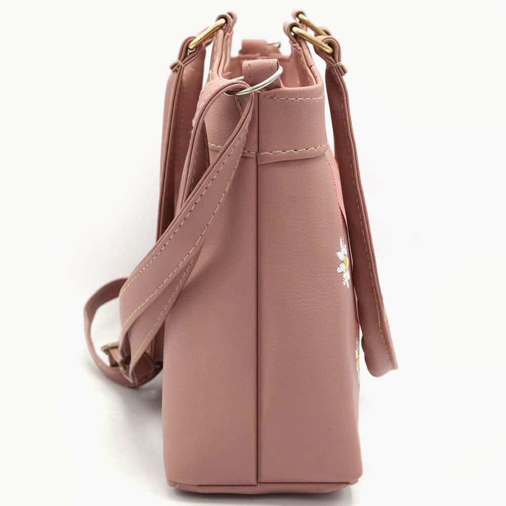 Women's Shoulder Bag - Tea Pink, Women Bags, Chase Value, Chase Value