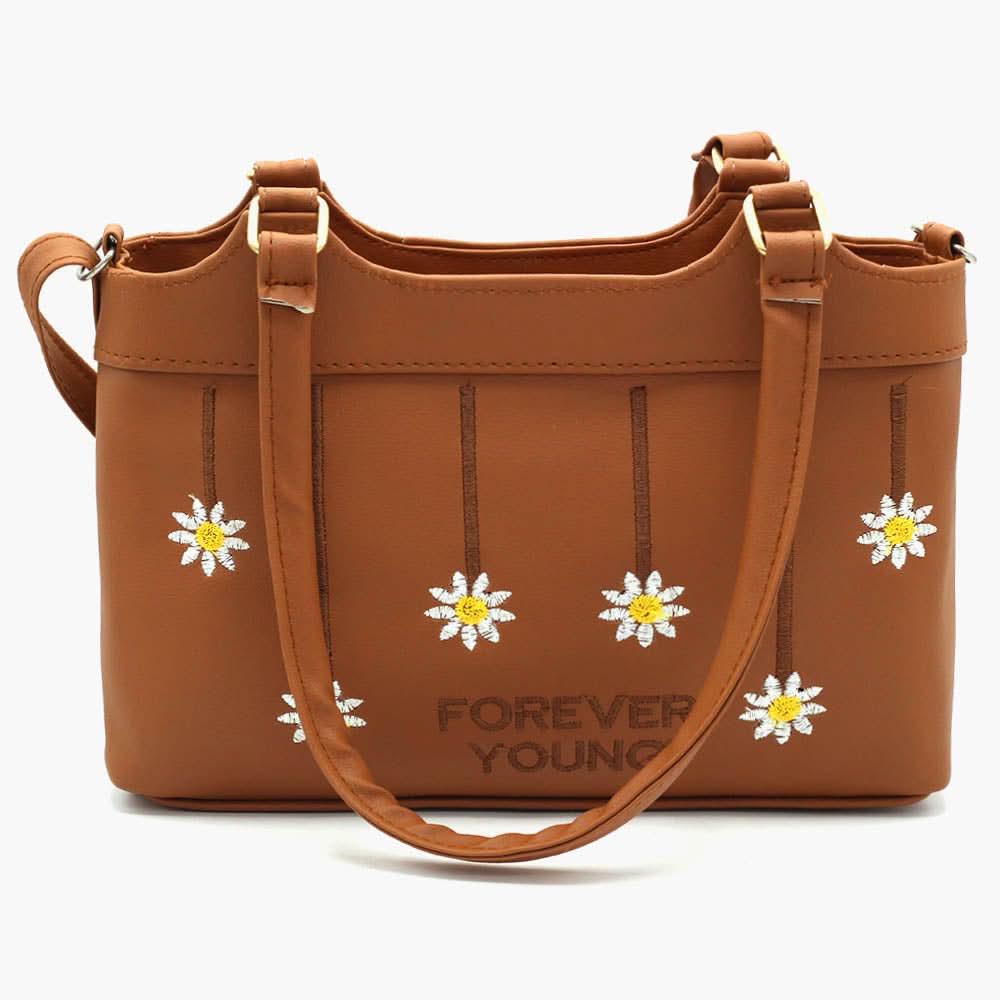 Women's Shoulder Bag - Brown, Women Bags, Chase Value, Chase Value