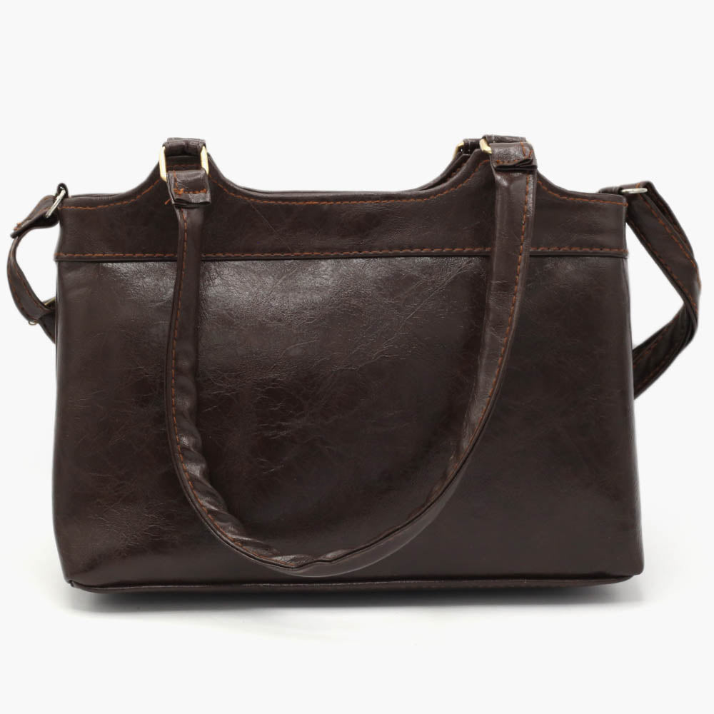 Women's Shoulder Bag - Coffee, Women Bags, Chase Value, Chase Value