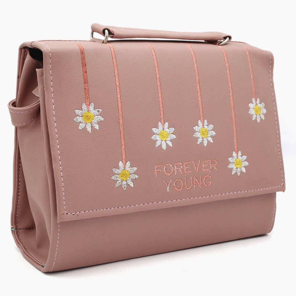 Women's Shoulder Bag - Tea Pink, Women Bags, Chase Value, Chase Value
