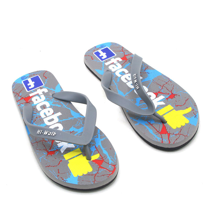 Men's Flip Flop Slipper - Grey