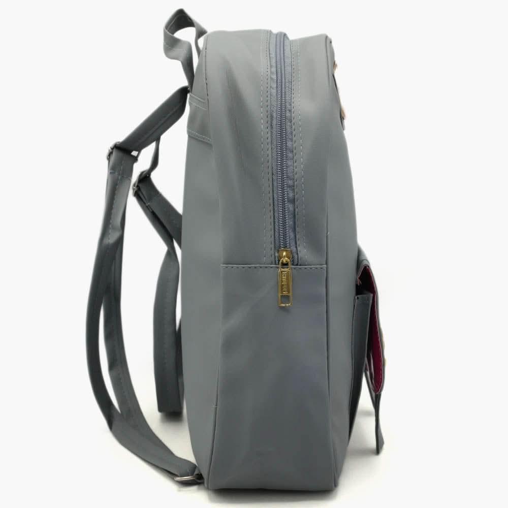 Women's Backpack - Grey, Women Bags, Chase Value, Chase Value