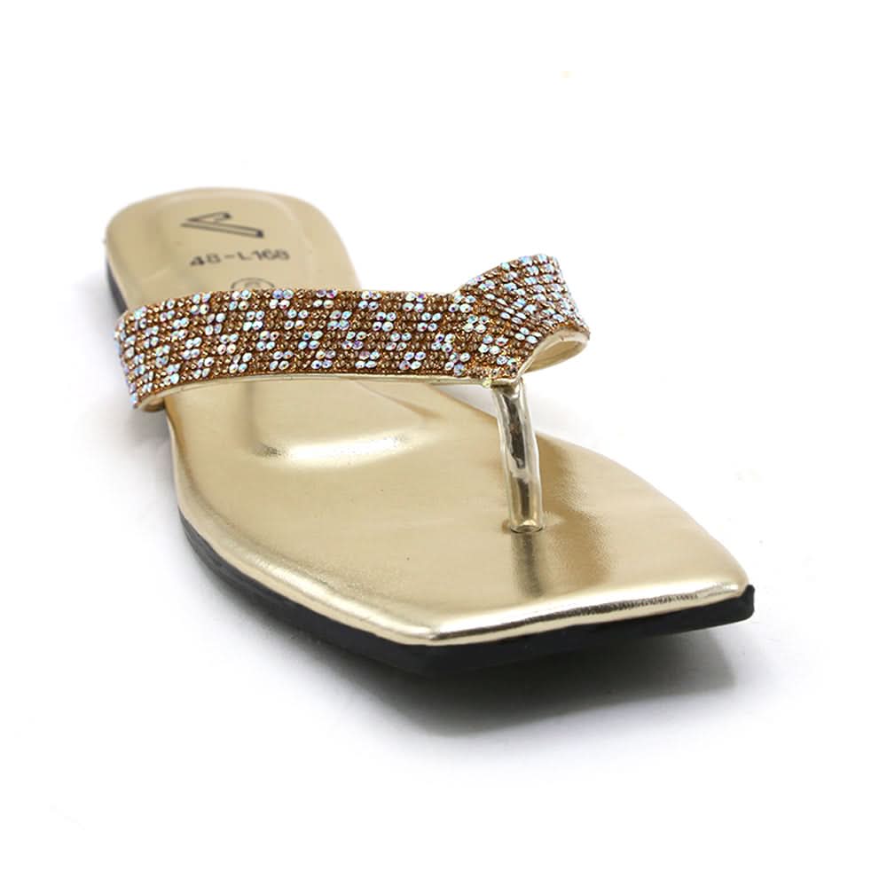 Women's Slipper - Golden, Women Slippers, Chase Value, Chase Value
