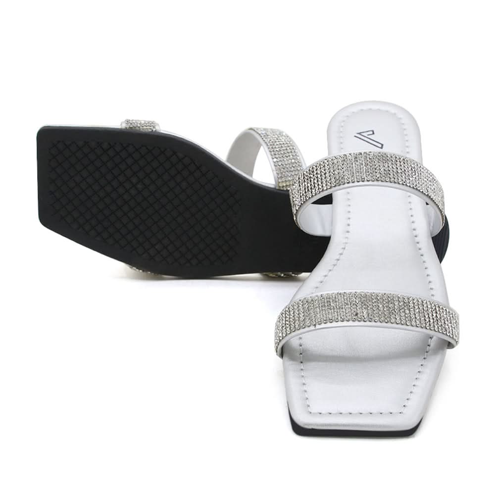 Women's Slipper - Silver, Women Slippers, Chase Value, Chase Value