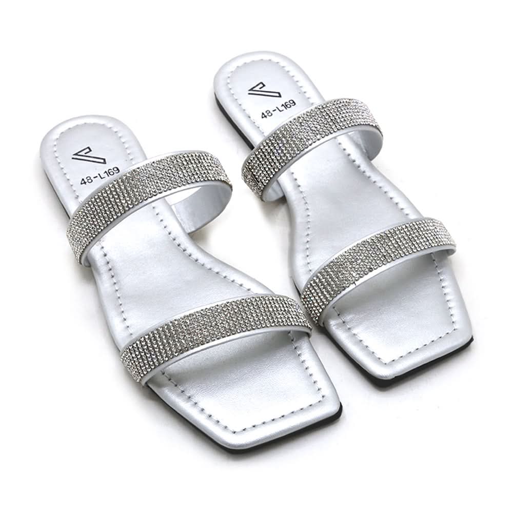 Women's Slipper - Silver, Women Slippers, Chase Value, Chase Value
