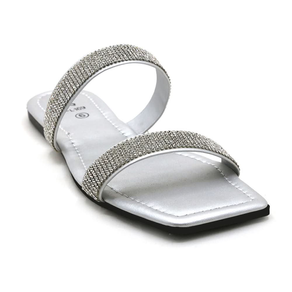 Women's Slipper - Silver, Women Slippers, Chase Value, Chase Value