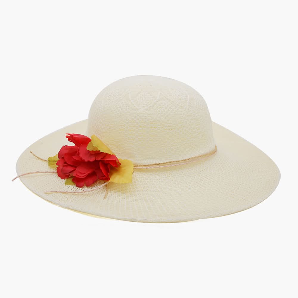 Women's Hat - Cream, Women Hats & Caps, Chase Value, Chase Value