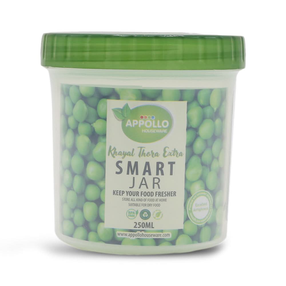 Smart Jar Small 250 ML - Green, Storage Boxes, Chase Value, Chase Value