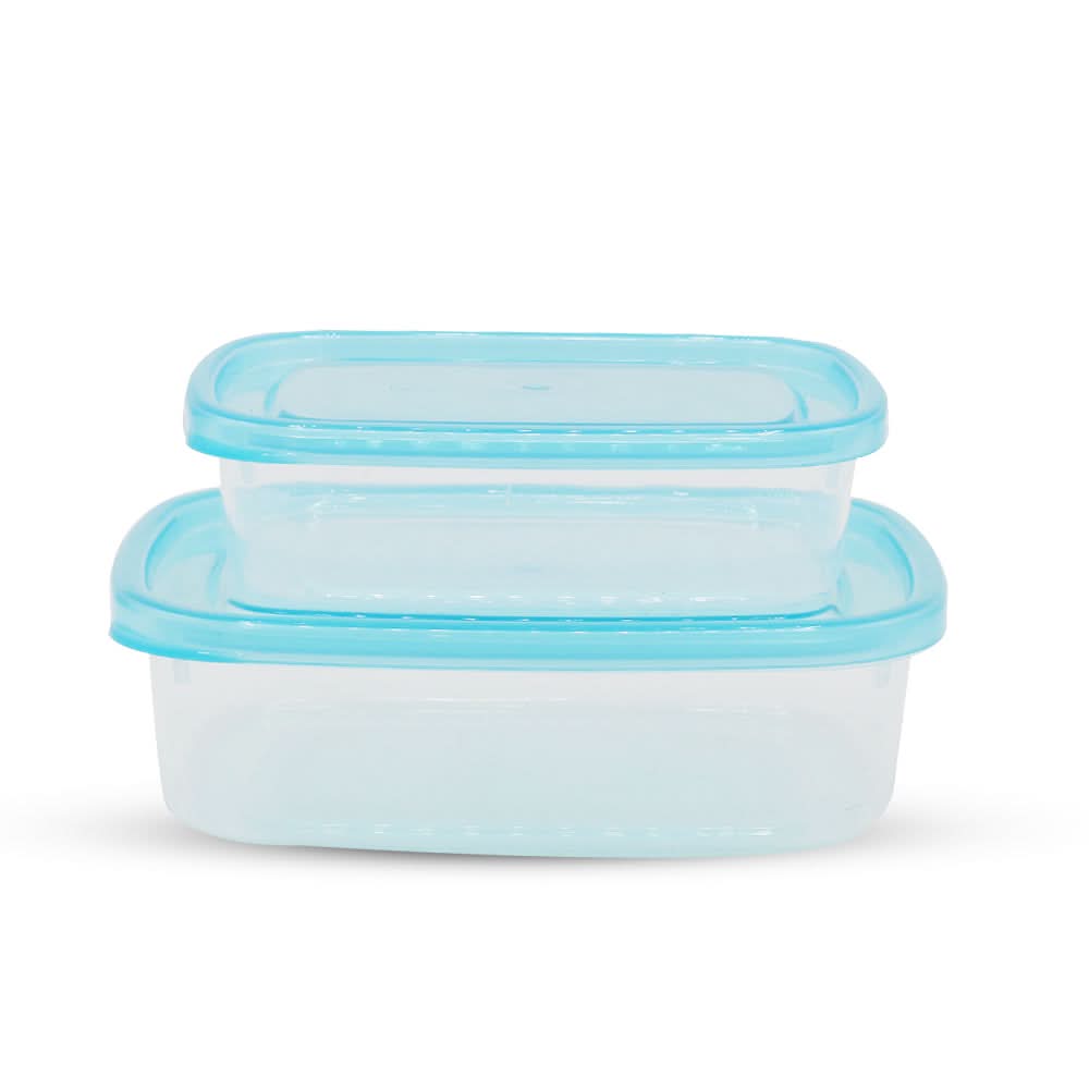 Crisper 2Pcs Junior Set - Cyan, Storage Boxes, Chase Value, Chase Value