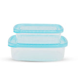 Crisper 2Pcs Junior Set - Cyan, Storage Boxes, Chase Value, Chase Value