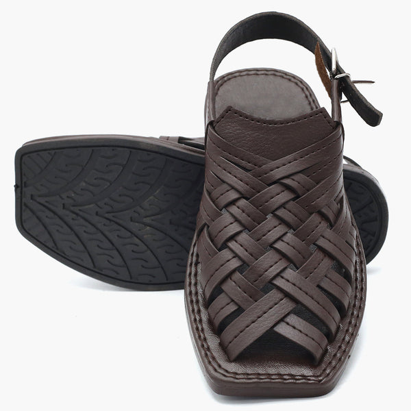 Boys Peshawari Sandal - Brown, Boys Sandals, Chase Value, Chase Value