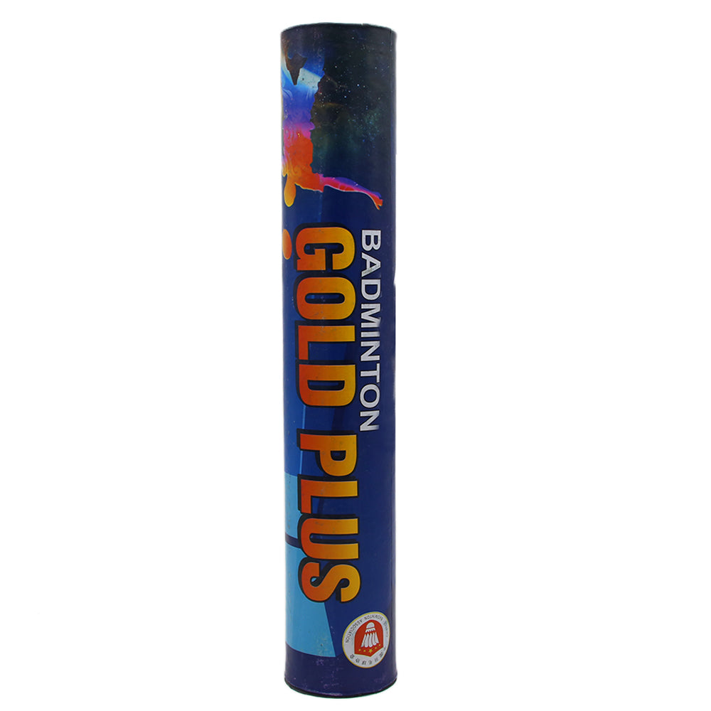 Badminton Shuttle Cocks Gold Plus Pack of 12 - Multi Color, Sports, Chase Value, Chase Value