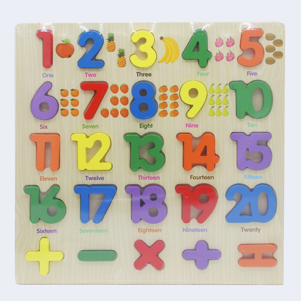 Wooden Puzzle Words Large - Multi Color, Board Games & Puzzles, Chase Value, Chase Value