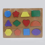 Wooden Puzzle Number & Words Large - Multi Color, Board Games & Puzzles, Chase Value, Chase Value