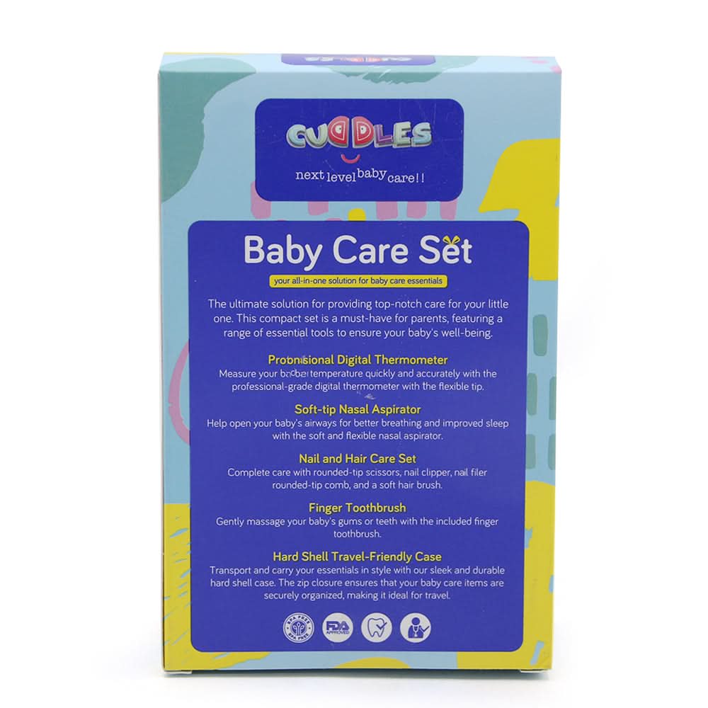Cuddles Baby Care set - Blue, Baby Care, Cuddles, Chase Value