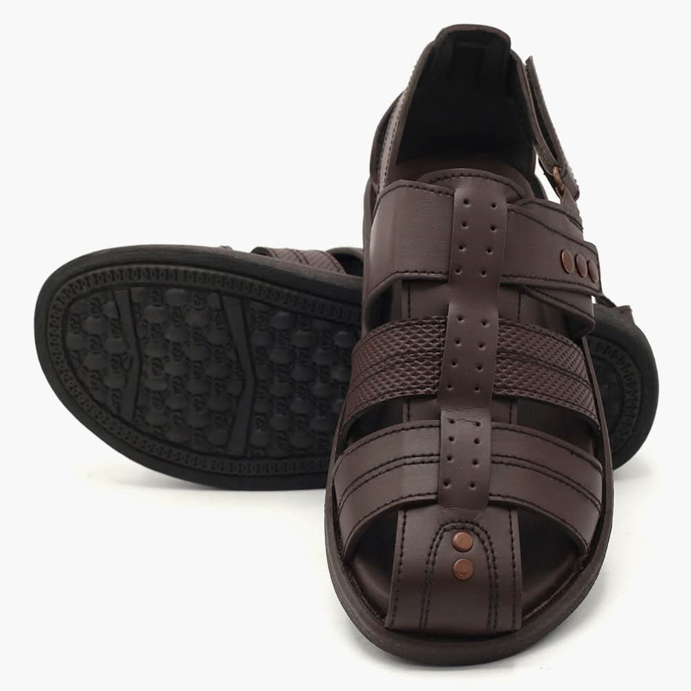 Men's Roman Sandal - Brown, Men's Sandals, Chase Value, Chase Value