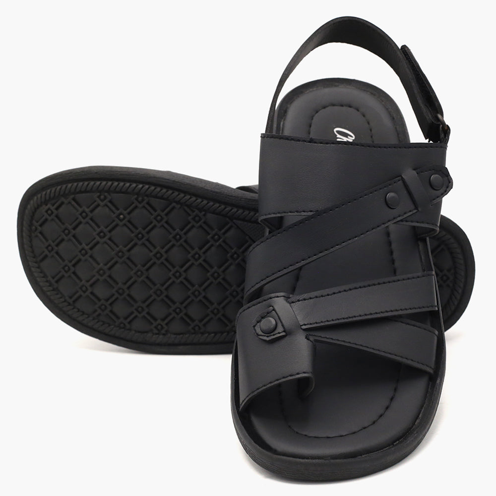Men's Sandal - Black, Men's Sandals, Chase Value, Chase Value