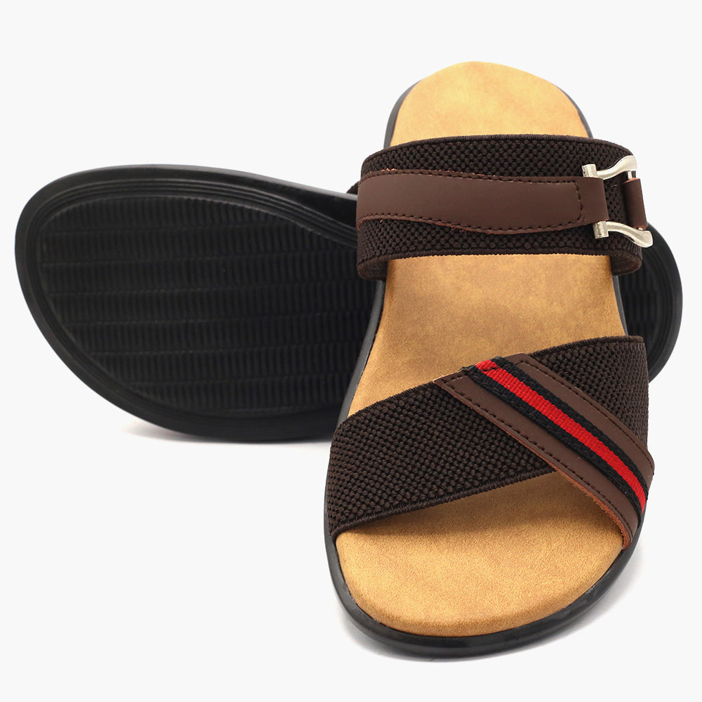 Men's Slipper - Brown, Men's Slippers, Chase Value, Chase Value