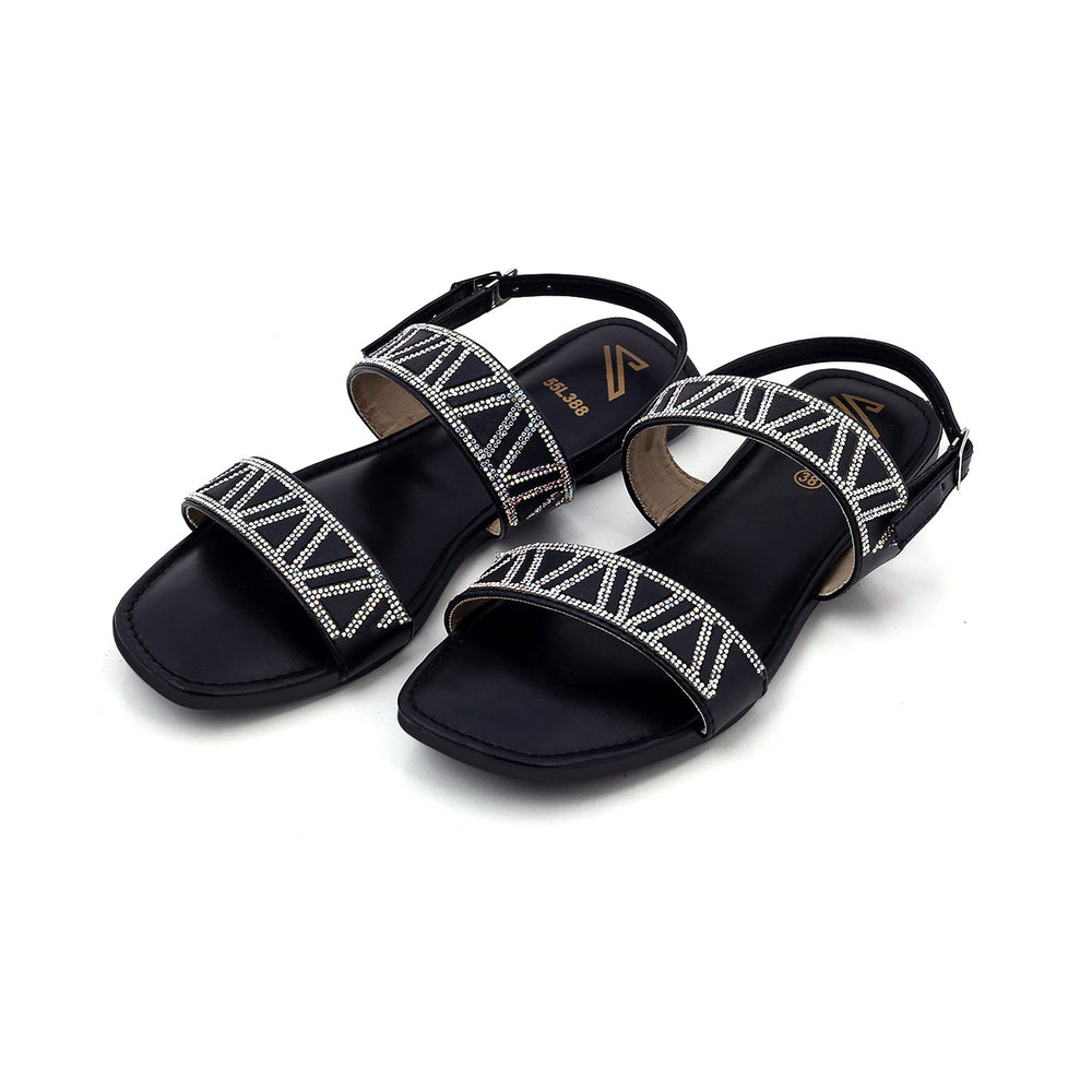 Women's Sandal - Black, Women Sandals, Chase Value, Chase Value