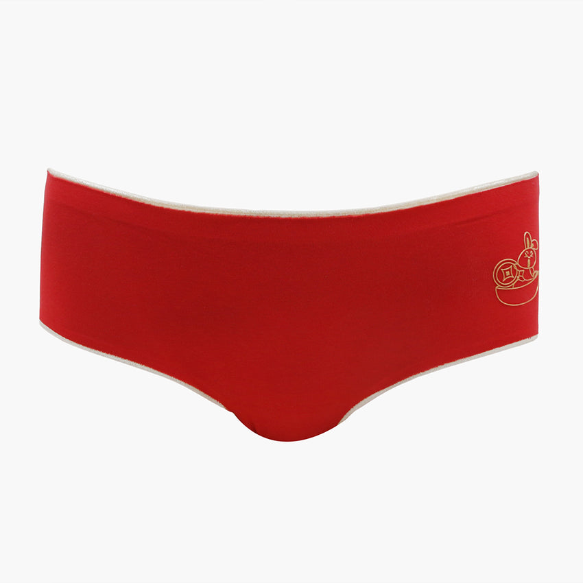 Women's Fancy Panty - Red