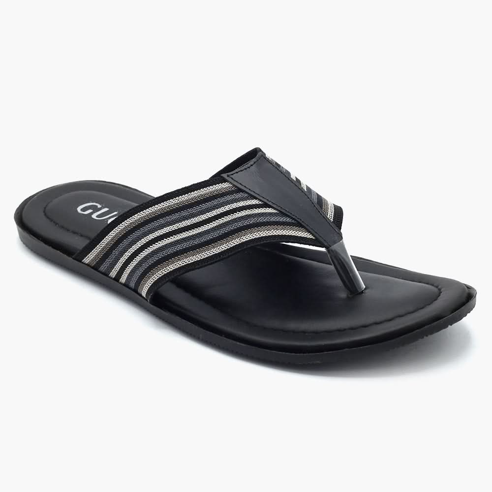 Men's Slipper - Black, Men's Slippers, Chase Value, Chase Value