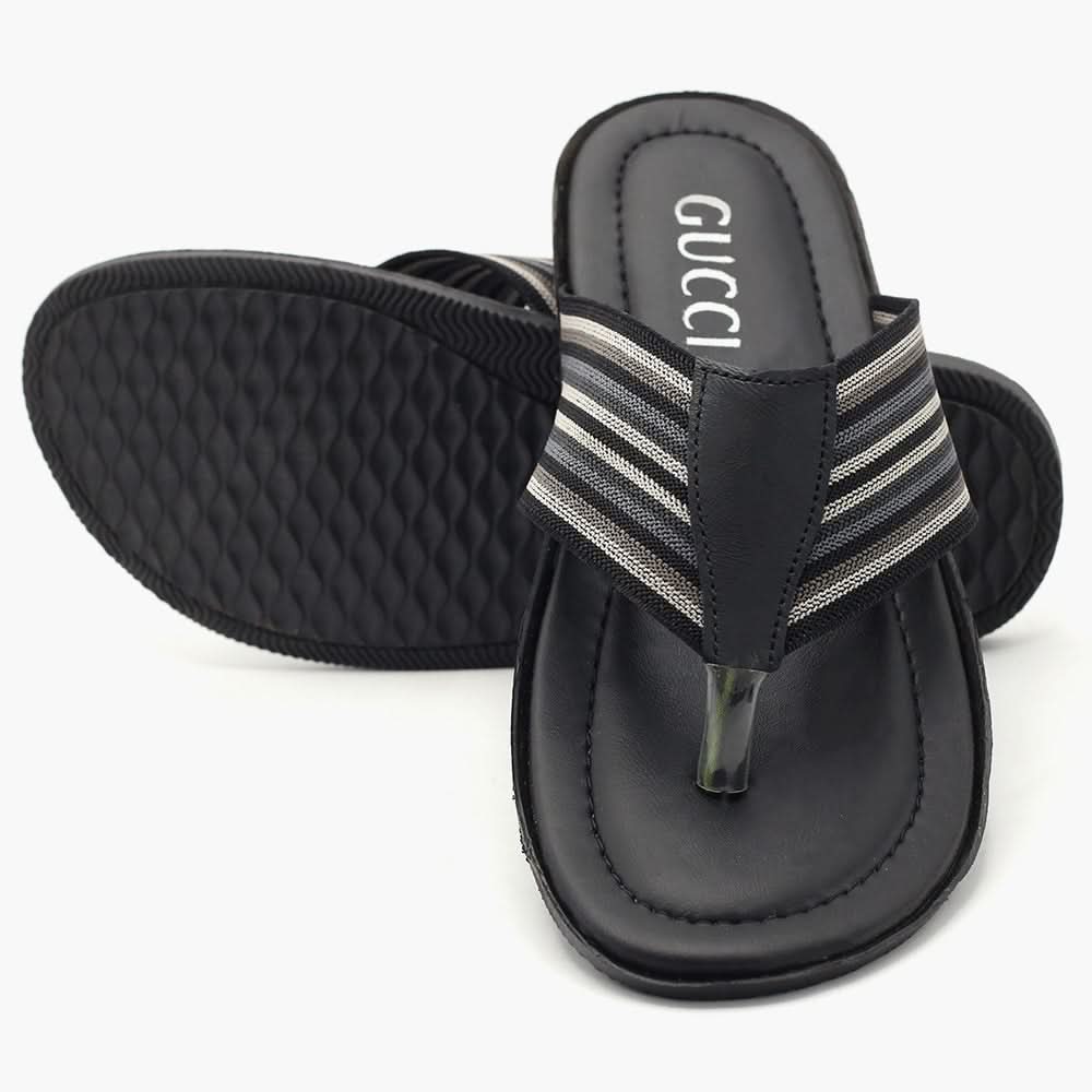 Men's Slipper - Black, Men's Slippers, Chase Value, Chase Value