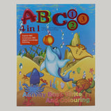 Activity Book Writing & Coloring 4 In 1 - Multi Color, Coloring Books, Chase Value, Chase Value