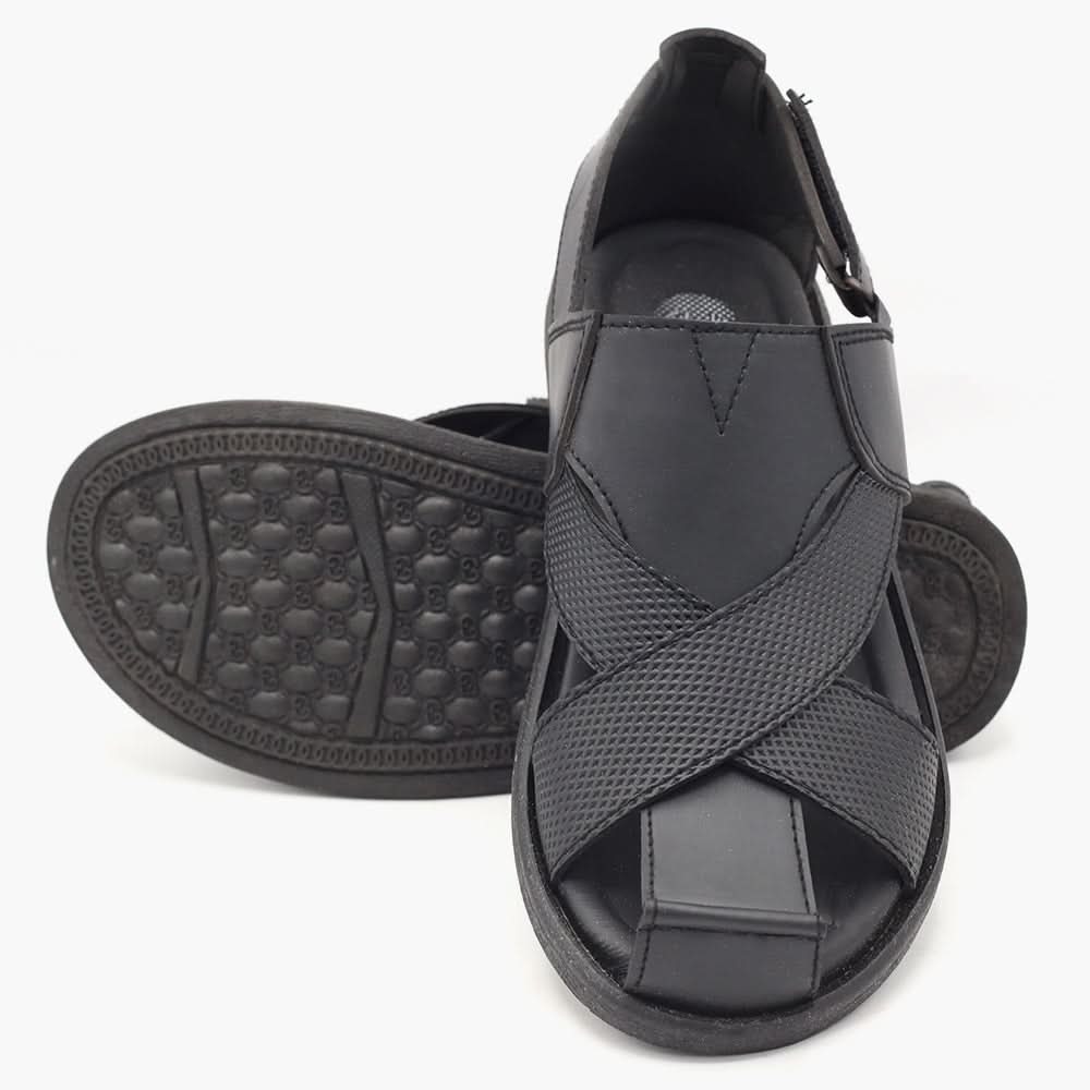 Men's Sandal - Black, Men's Sandals, Chase Value, Chase Value