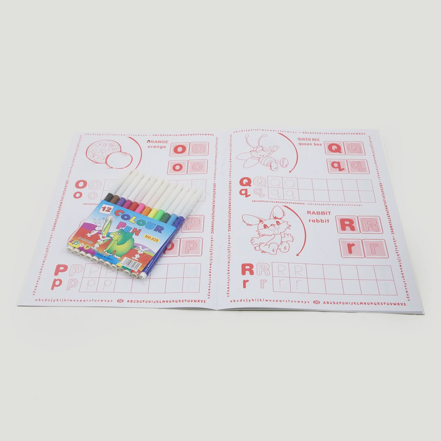 Activity Book Writing & Coloring 4 In 1 - Multi Color, Coloring Books, Chase Value, Chase Value